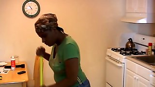Ebony maid blackmails boss and demands..