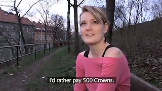 Sweet babe settles for sex for money