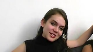 Amateur saggy tits college girl..