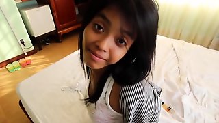Appetizing asian bombshell Annie cant..