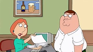 Fam Guy Office Sex - Lois Assed Fucked