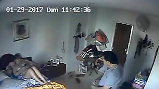 Family on holiday - Hidden cam