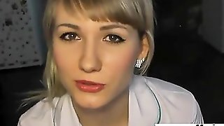 Anal orgasm facial for a german nurse..